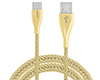 Elite Series USB to USB-C Metallic Cable | 4ft | Gold