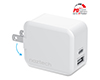 30W USB-C PD + 12W USB Fast Wall Charger | White 