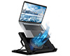 UpRite Air Portable Laptop Cooling Stand Black