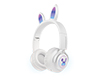 Bunny Tracks Wireless Light-Up Headphones | White