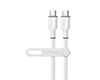 Flexi Pro USB-C to USB-C Soft-Touch Fast Charge Cable | 6ft | White