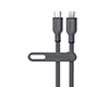 Flexi Pro USB-C to Lightning Soft-Touch Fast Charge Cable | 6ft | Gray 