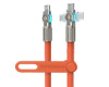 Chunky180 100W USB-C to USB-C Rugged Fast Charge Cable | 12ft | Orange