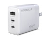 45W PD 3 Port Wall Charger | White