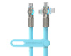 Chunky180 100W USB-C to USB-C Rugged Fast Charge Cable | 6ft | Sky Blue