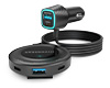 Road Runner 98W 5-Port Front & Backseat Fast Car Charger with Dual 30W USB-C PD PPS | Black