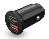Mini 38W USB-C PD Dual Output Fast Car Charger | Black