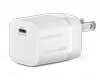 Nexus M30 30W USB-C PD GaN Super-Fast Wall Charger with PPS | 6ft MFi Lightning Cable | White