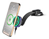 MaxCharge 15W Magnetic Wireless Fast Charging Phone Mount | Dashboard | Black 