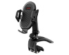 Quick Grip Cradle Phone Mount with Universal Fit Clip-On Base | Black